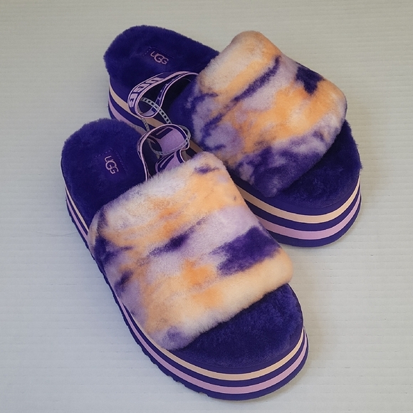 UGG Women’s Disco Marble‎ Slide Slingback Sandals - Picture 2 of 8